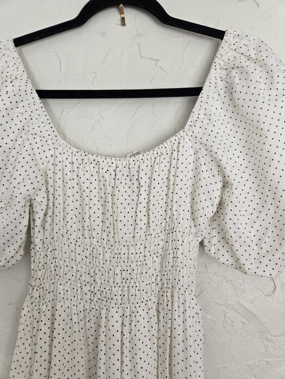 Faithfull The Brand Maurelle Polka Dot Dress, XS - Picture 8 of 12